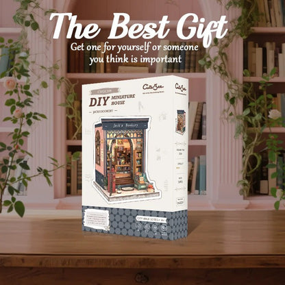 Jack's Bookery - DIY Book Nook Kit - TryNooki