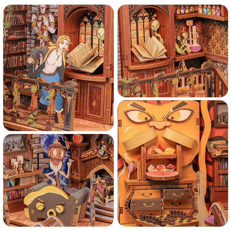 Fantastic Animal Common Room - DIY Book Nook Kit - TryNooki
