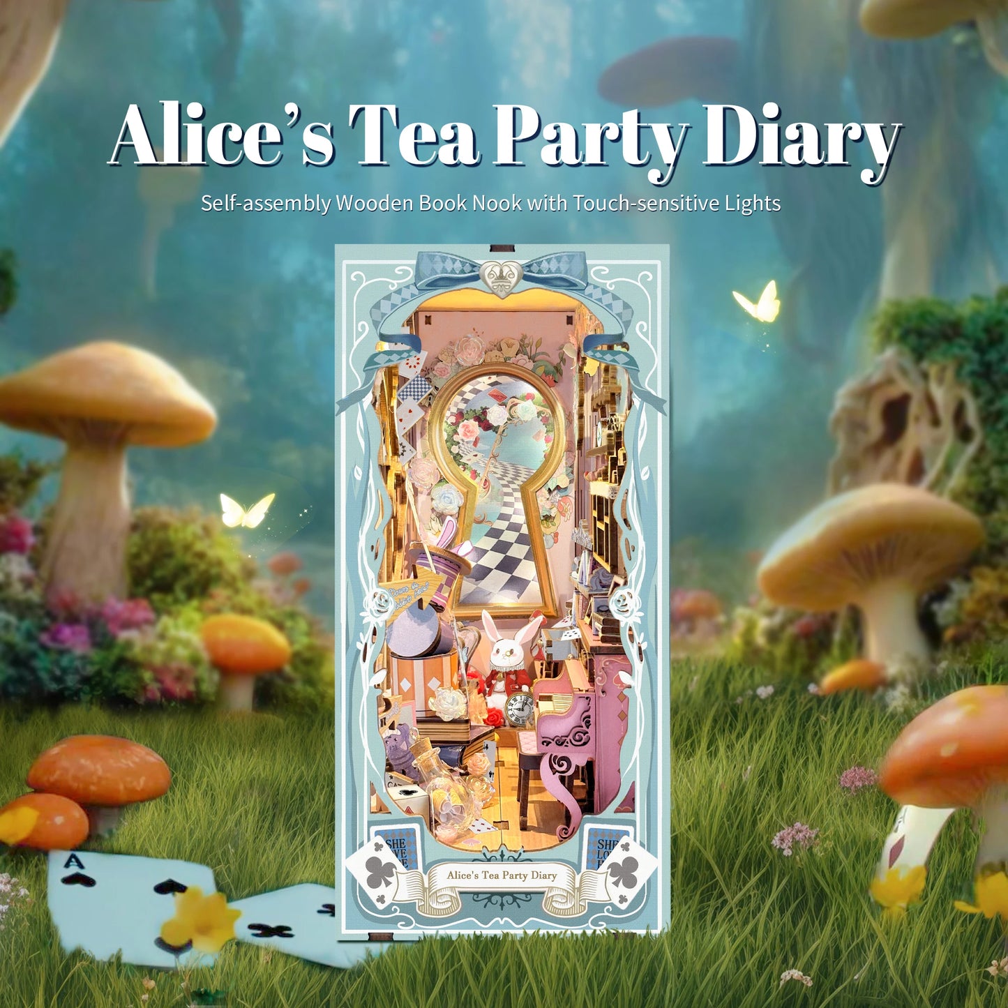 Alice's Wonderland Book Nook - TryNooki