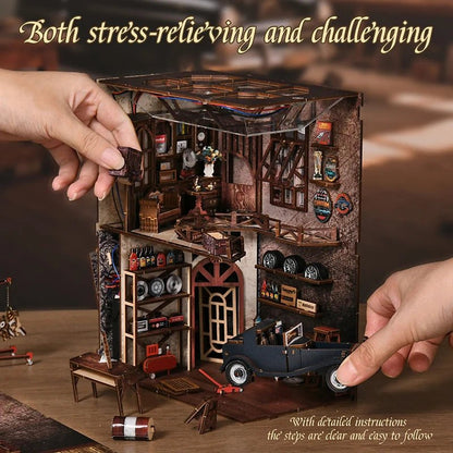 Master Mechanic's Workshop - DIY Book Nook Kit - TryNooki