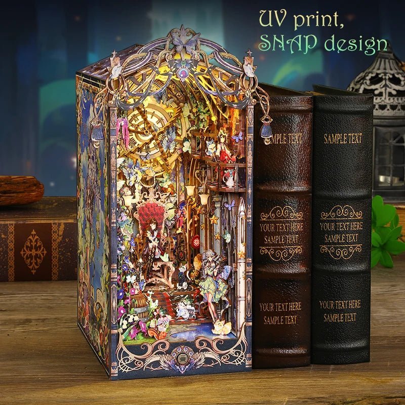 Fairy Tale Elf Castle Book Nook - NookFan