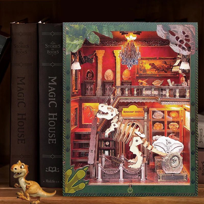 Jurassic Journey - DIY Dinosaur Museum Book Nook Kit - TryNooki