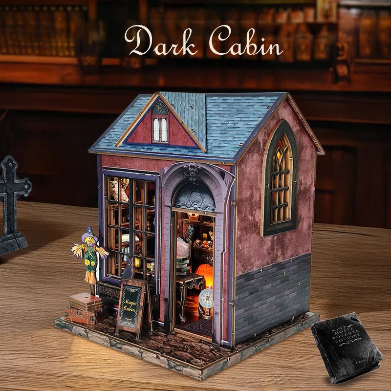 Dark Cabin - DIY Book Nook Kit - TryNooki