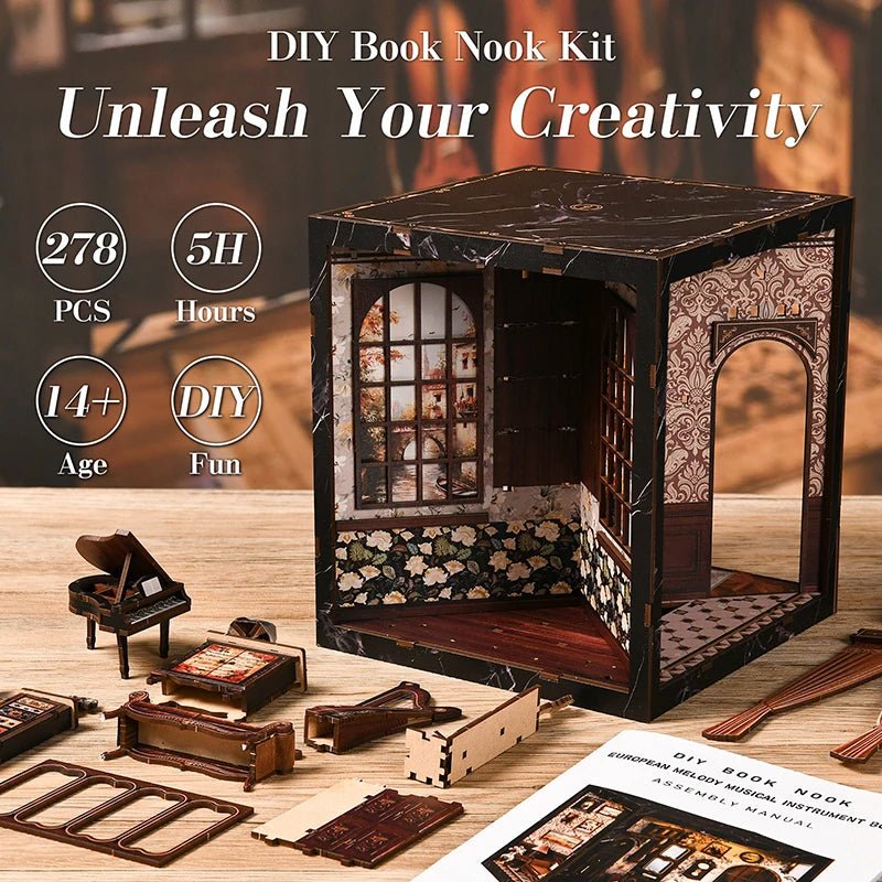 European Melody - Book nook Kit - TryNooki