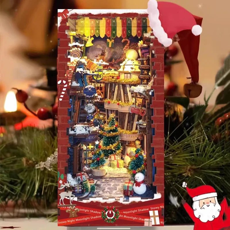 Festive Christmas Book Nook Kit - TryNooki