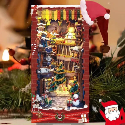 Festive Christmas Book Nook Kit - TryNooki