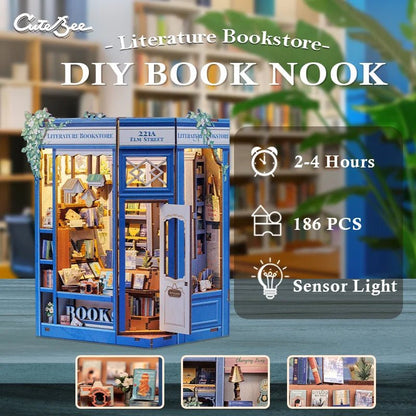 Literature Bookstore - DIY Bookshelf Insert Kit - TryNooki