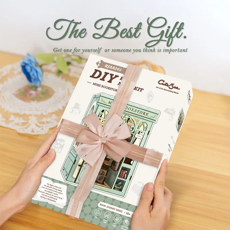 Muse Bookstore - DIY Book Nook Kit - TryNooki