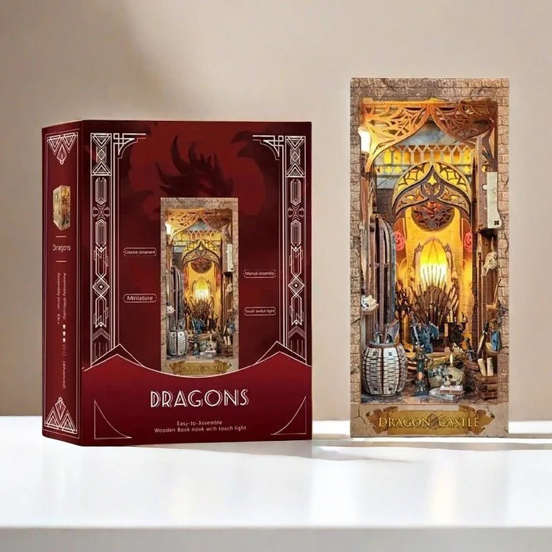 Dragon Castle - DIY Book Nook Kit - NookFan