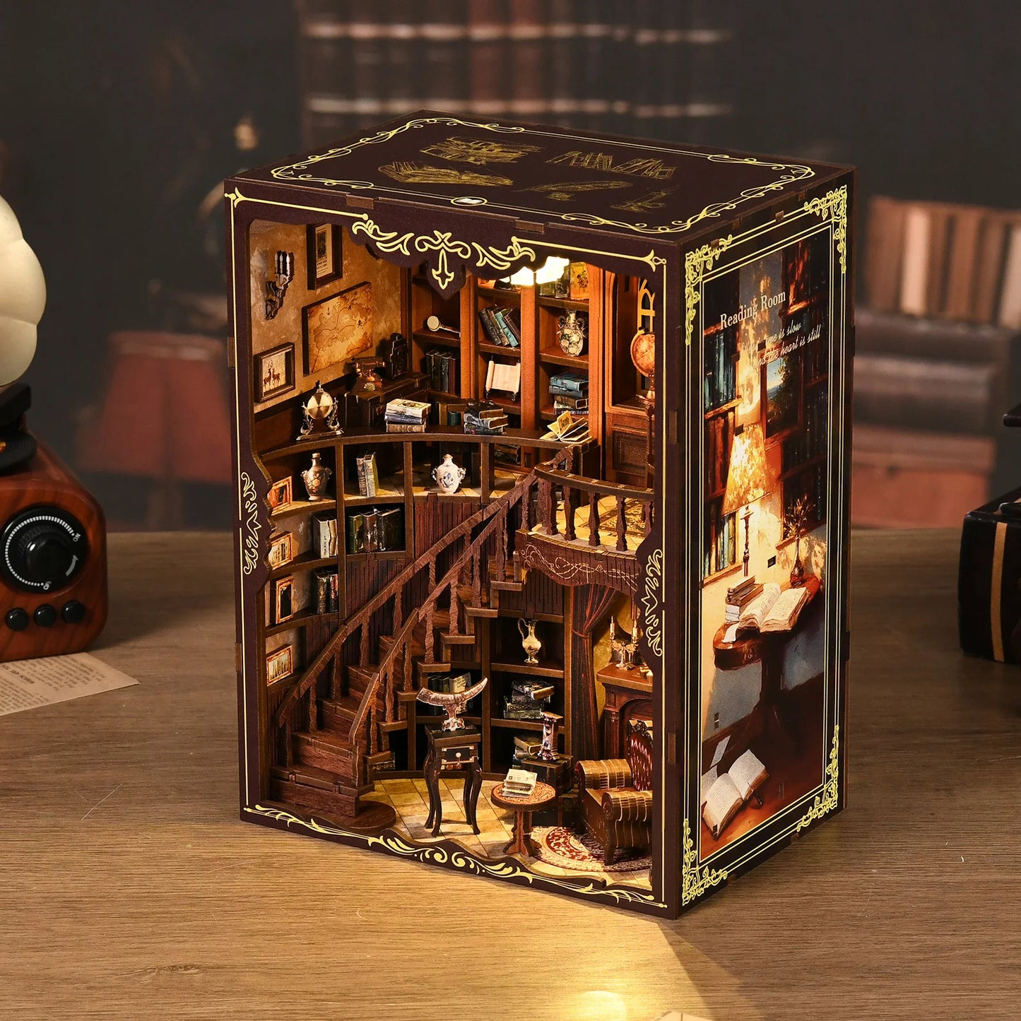 Ancient Library Book Nook Kit - TryNooki