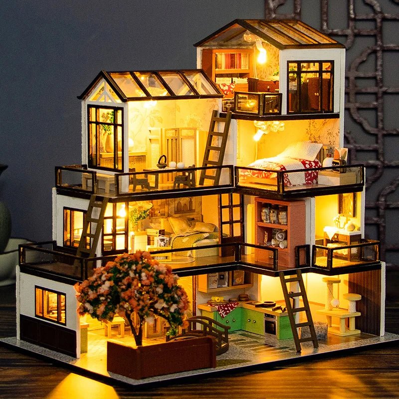 Dream Town Miniature Dollhouse Kit - TryNooki