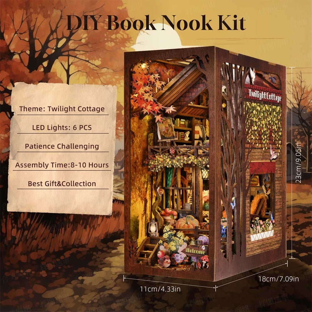 Twilight Cottage - DIY Book Nook Kit - TryNooki