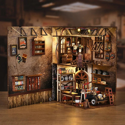 Master Mechanic's Workshop - DIY Book Nook Kit - TryNooki
