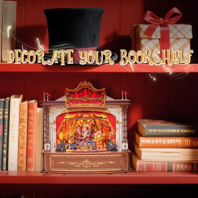 Animal Carnival DIY Book Nook Kit - TryNooki