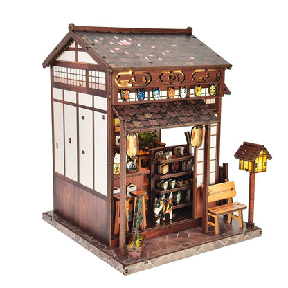 Sakura Tea Pavilion - DIY Book Nook Kit - TryNooki