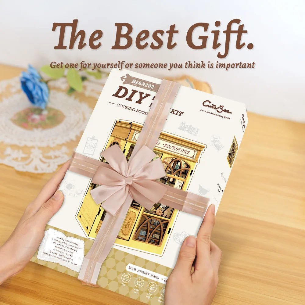 The Cooking Bookstore - DIY Book Nook Kit - TryNooki