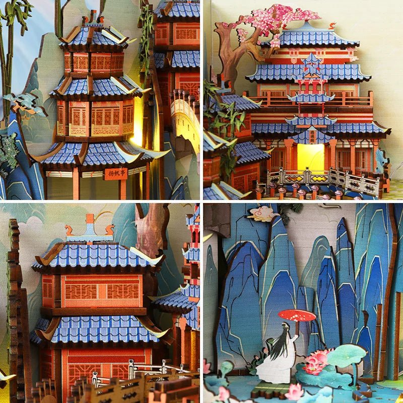 Penglai Wonderland - DIY Book Nook Kit - TryNooki