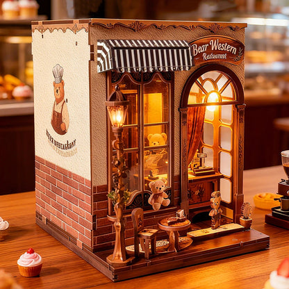 Bear's Bistro - DIY Book Nook Kit - TryNooki