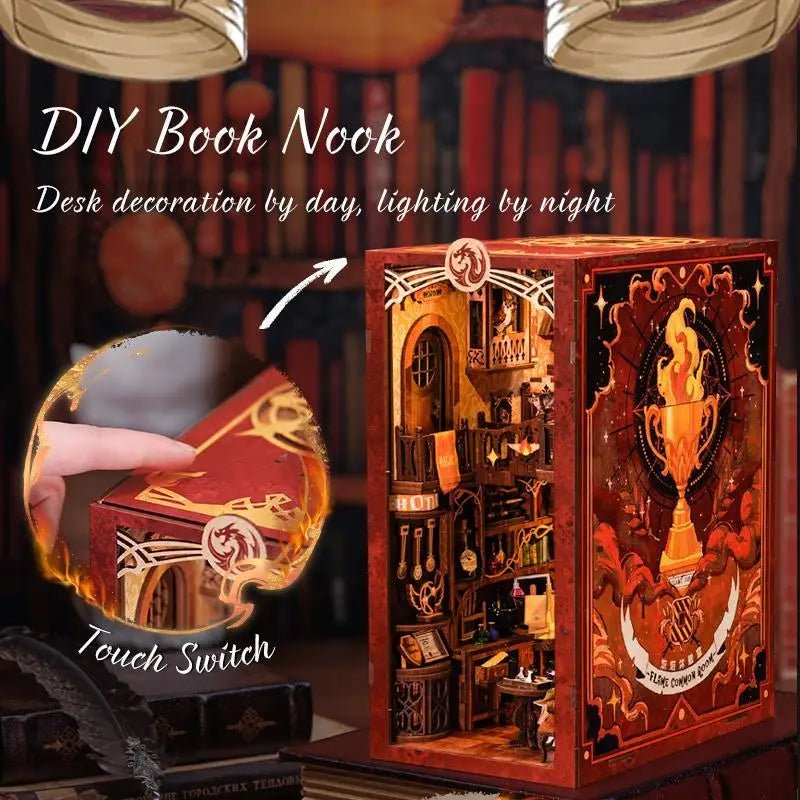 Flame Common Room - DIY Book Nook Kit - TryNooki