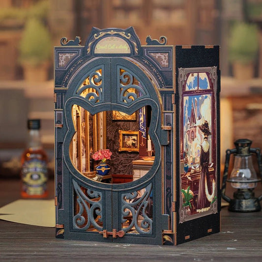 Count Cat's Study - Diy Book Nook Kit - TryNooki
