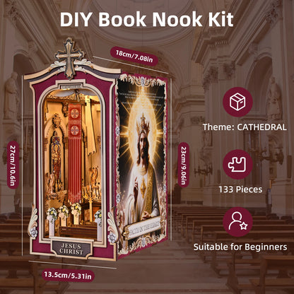 Cathedral Book Nook Kit - TryNooki