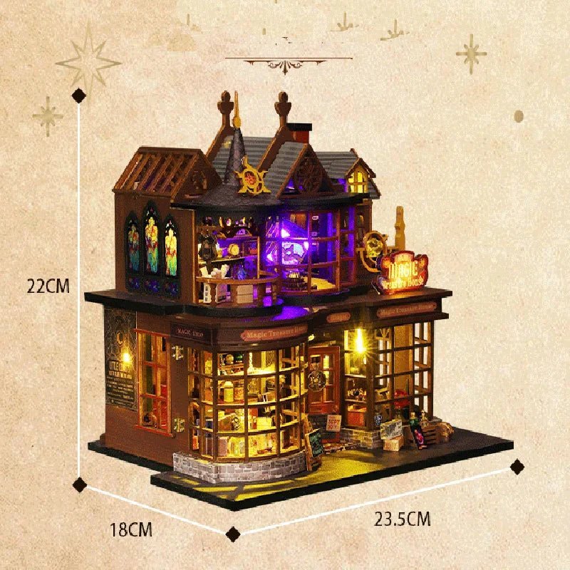 Magic Treasure House - DIY Miniature World Kit - NookFan