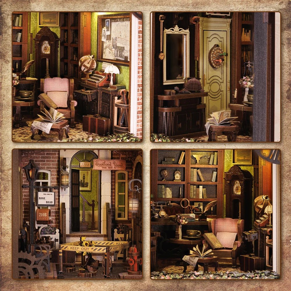 Rose Detective Agency - DIY Book Nook Kit - TryNooki