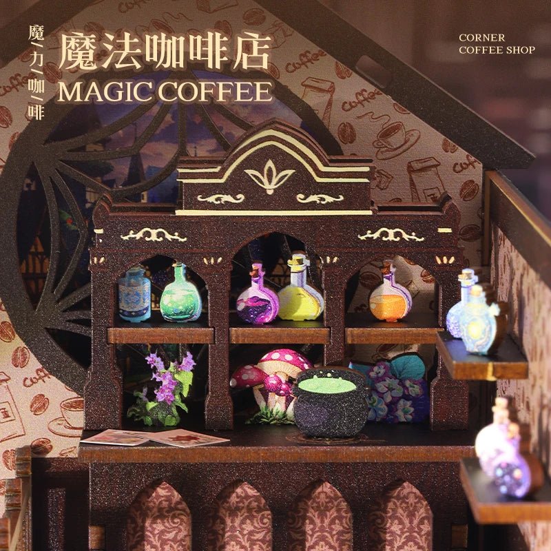 Cozy Coffee Corner - DIY Book Nook Kit - TryNooki