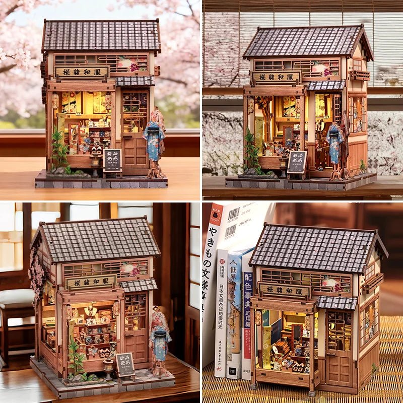 Sakura O Kimono - DIY Book Nook Kit - TryNooki