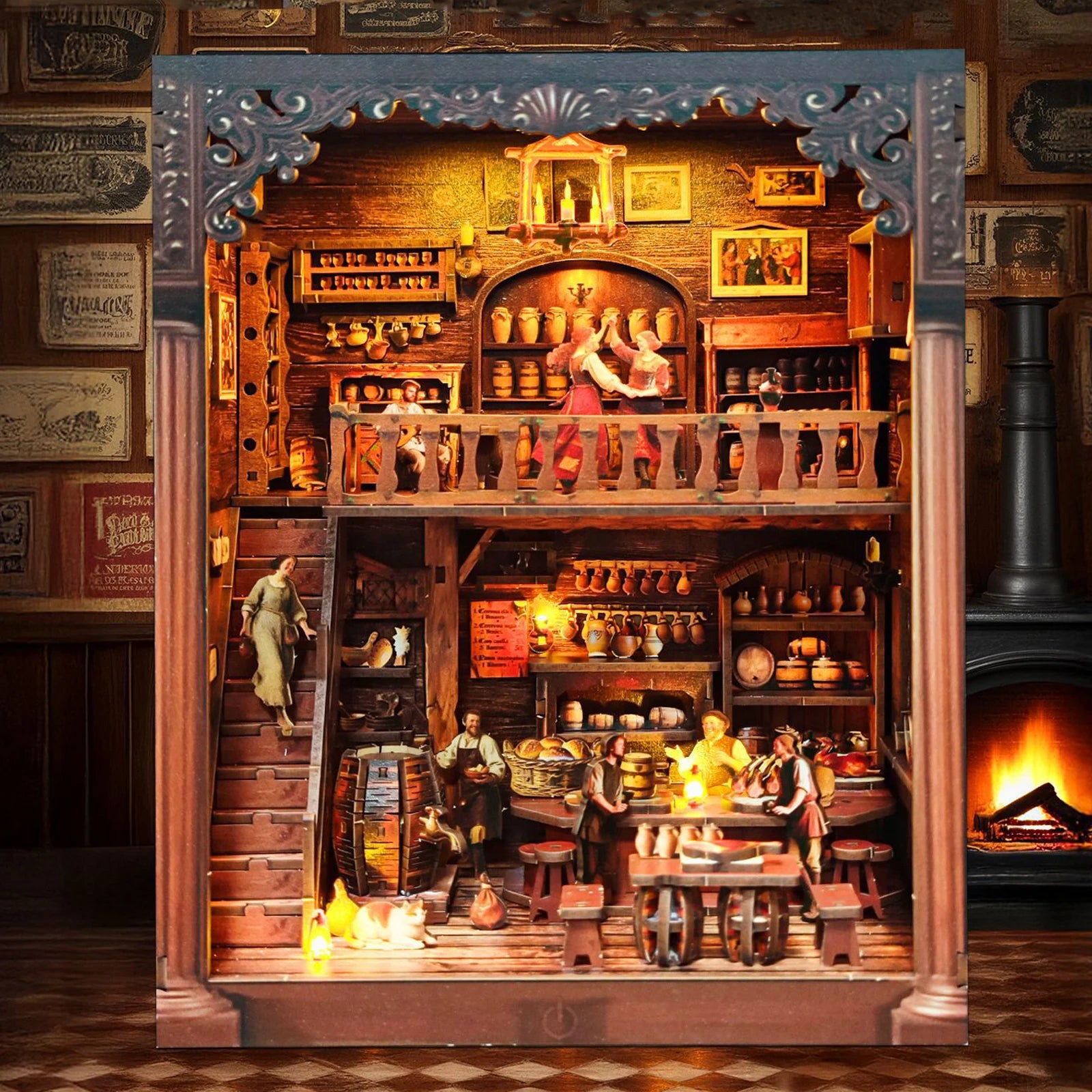 Old Times Tavern Book Nook - TryNooki