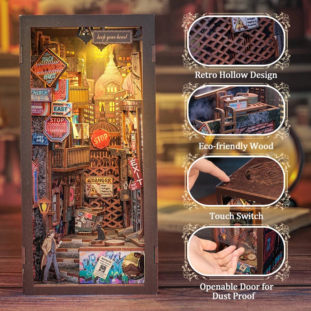 Train Mystery Case - DIY Book Nook Kit - TryNooki
