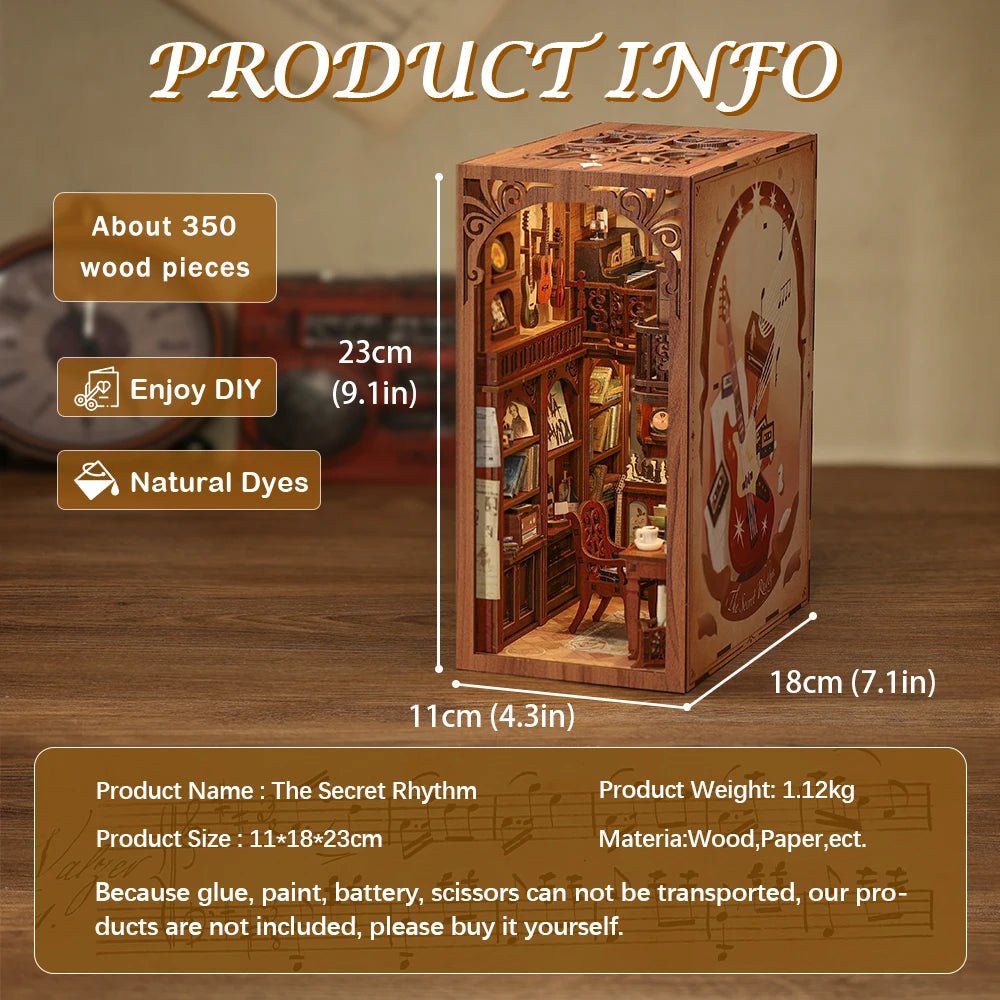 Secret Rhythm - DIY Book Nook Kit - TryNooki