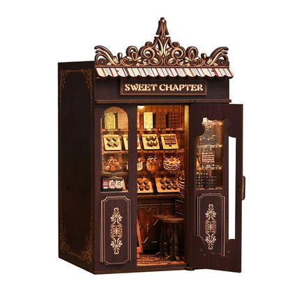 Sweet Chapter Wooden DIY Book Nook Kit - TryNooki