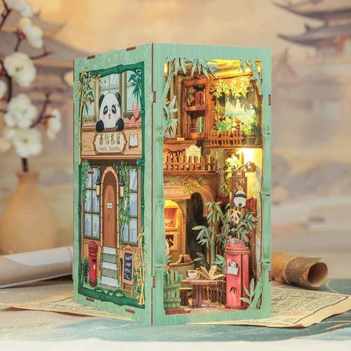 Panda Bookshop - DIY Book Nook Kit - TryNooki