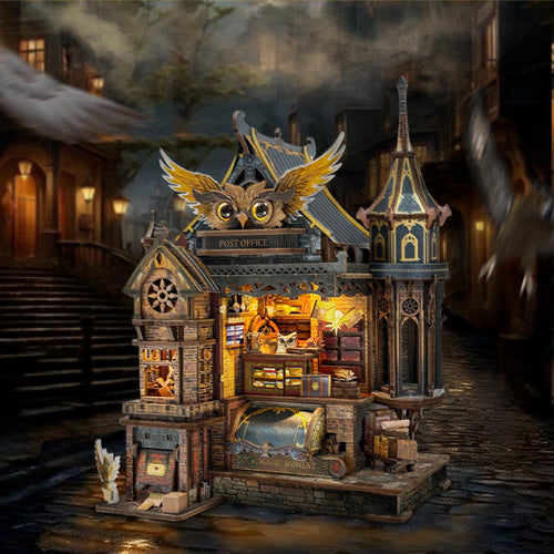 Owl Post Office - DIY Miniature World - TryNooki