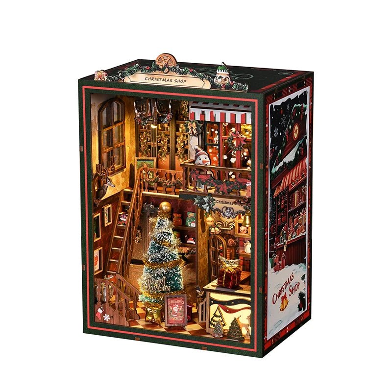 Christmas Shop Book Nook Kit - TryNooki
