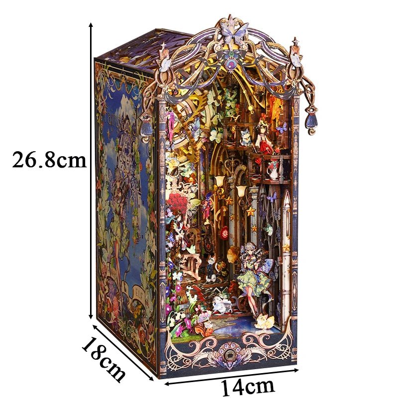 Fairy Tale Elf Castle Book Nook - TryNooki