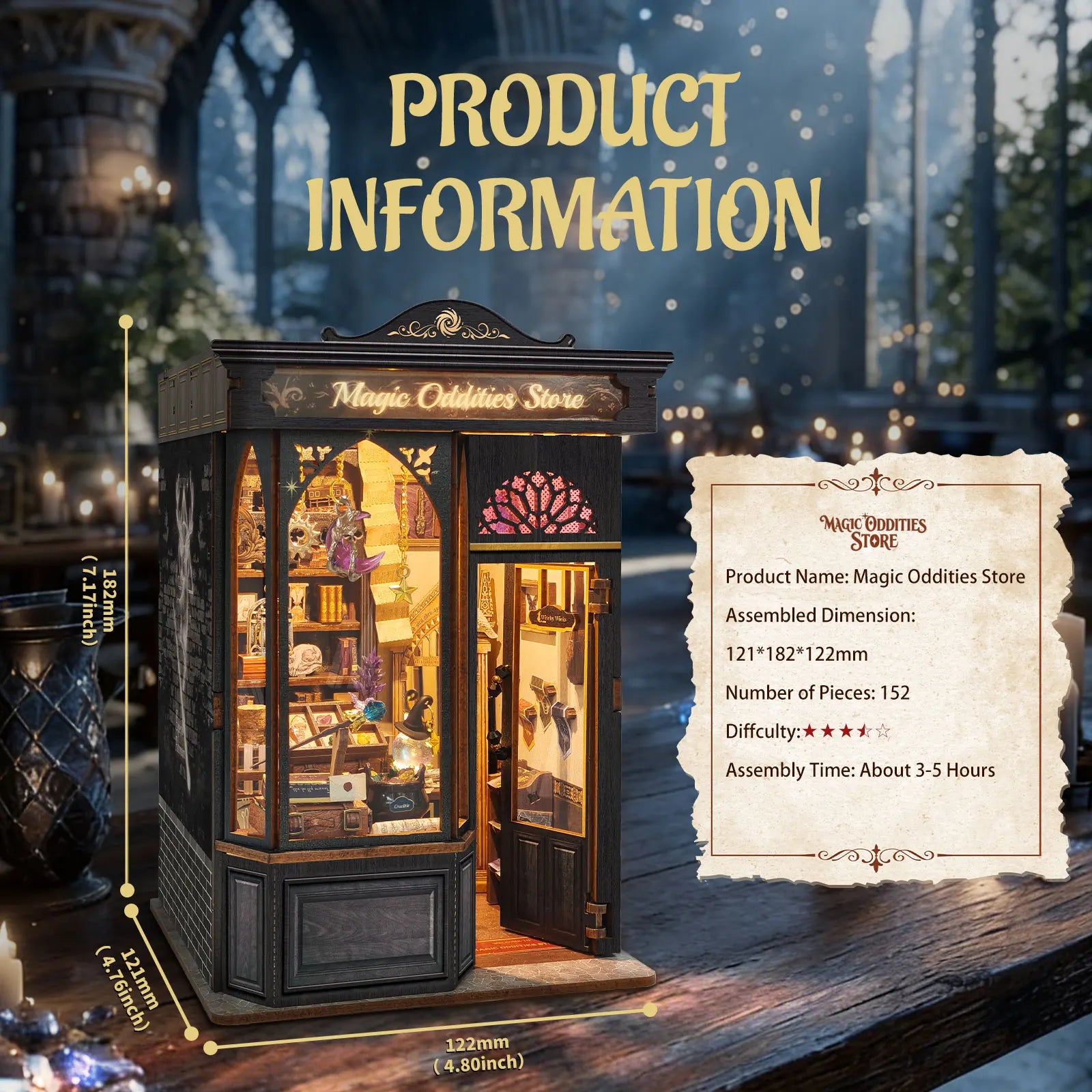 Magic Oddities Book Nook Kit - TryNooki