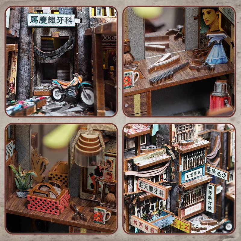 Twilight Walled City - DIY Book Nook Kit - TryNooki
