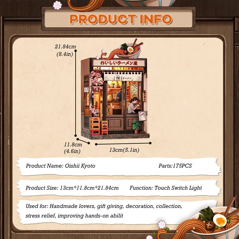 Oishii Kyoto - DIY Book Nook Kit - TryNooki