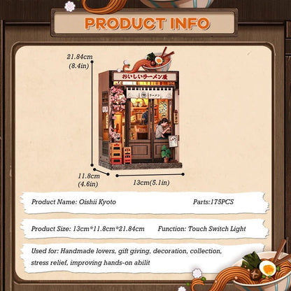 Oishii Kyoto - DIY Book Nook Kit - TryNooki