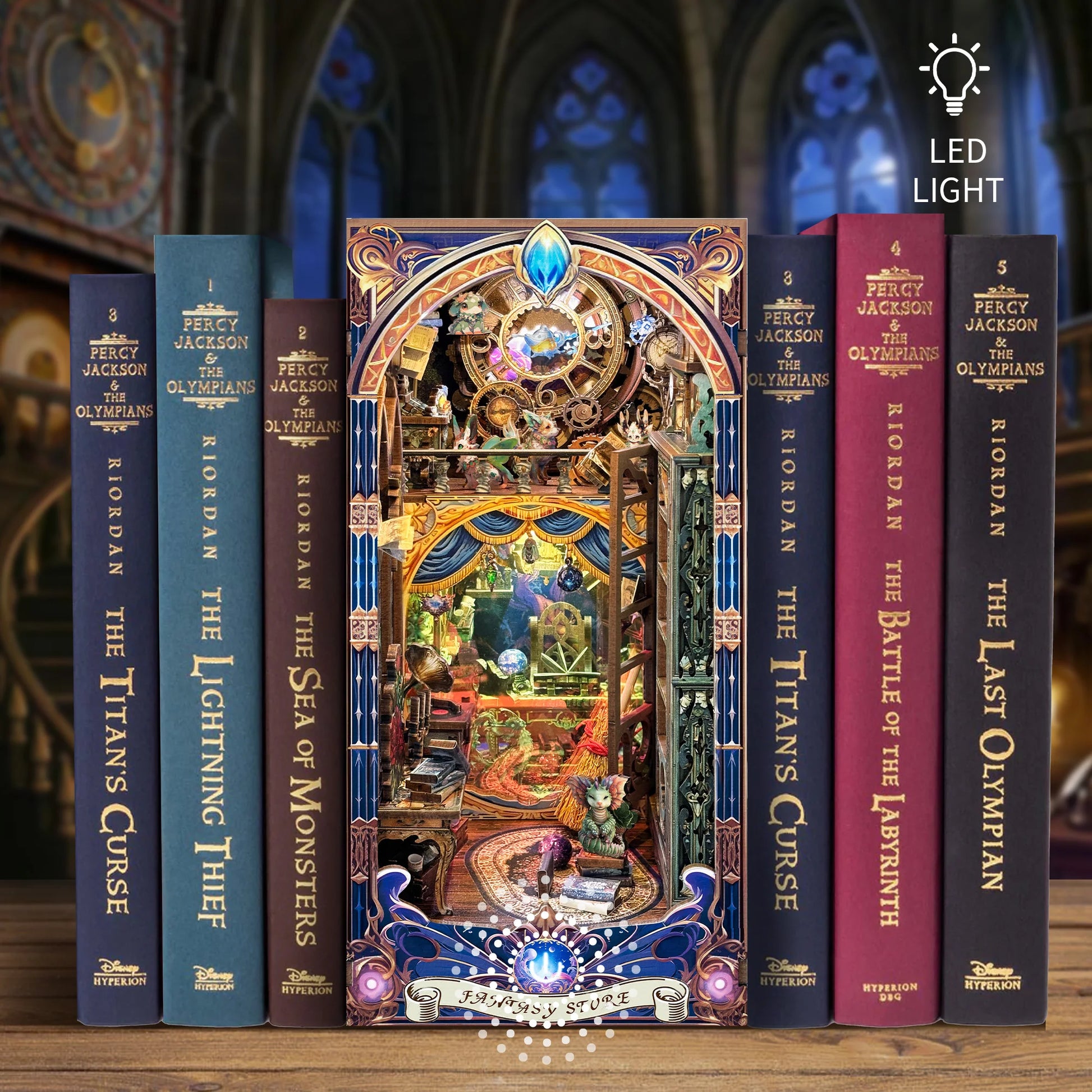 Mystic Emporium - DIY Wooden Book Nook Kit - TryNooki