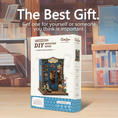 Journey Trace Bookshop - DIY Book Nook Kit - TryNooki