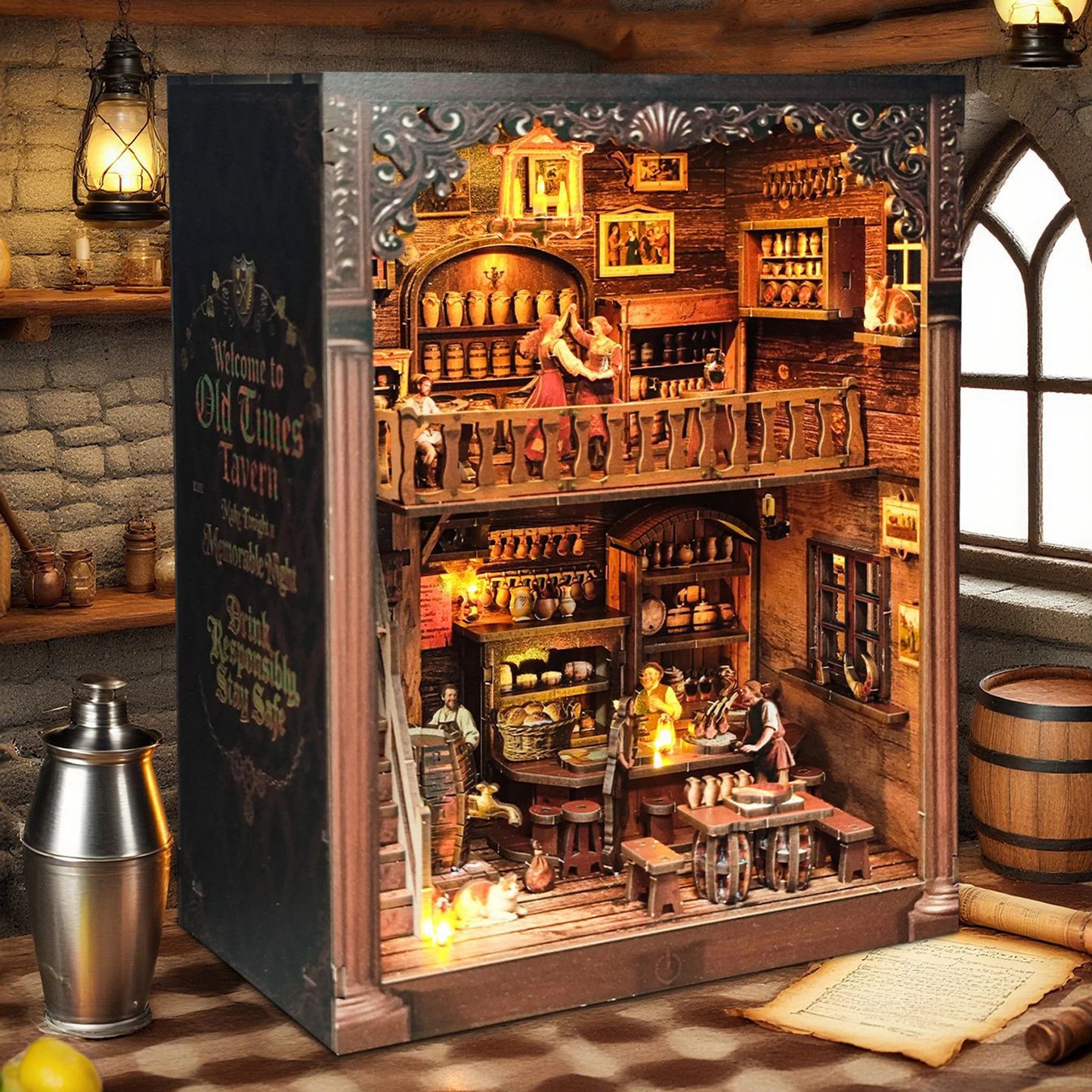 Old Times Tavern Book Nook - TryNooki