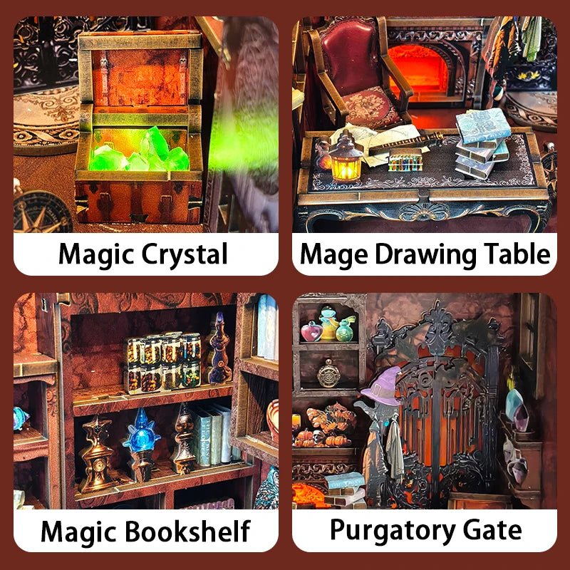 Dark Cabin - DIY Book Nook Kit - TryNooki