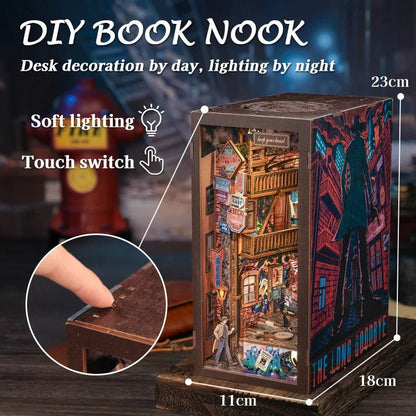 The Long Goodbye - DIY Detective Book Nook Kit - TryNooki