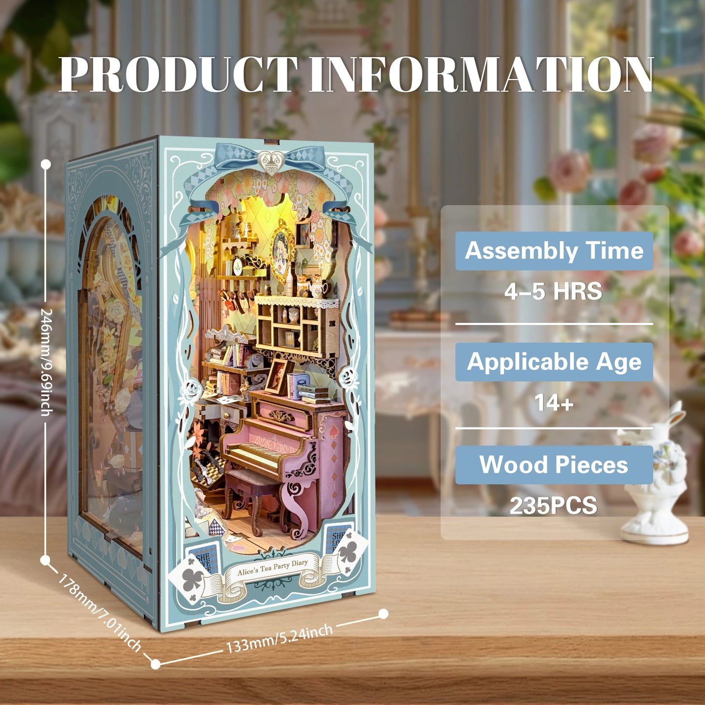 Alice's Wonderland Book Nook - TryNooki