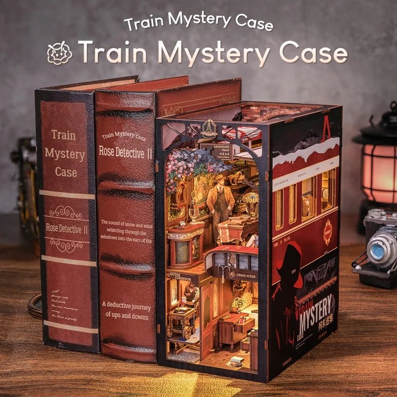 Train Mystery Case - DIY Book Nook Kit - TryNooki