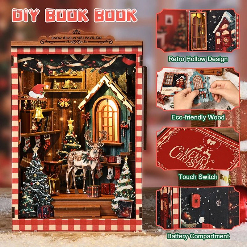 Snowy Loft Book Nook - TryNooki