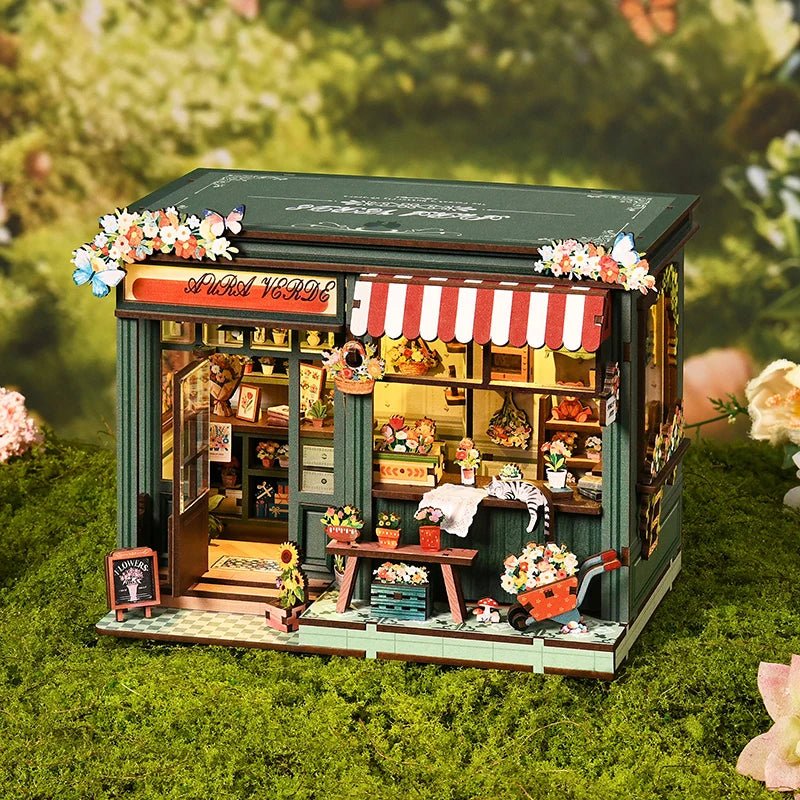 Aura Verde Flower Room - Dollhouse - TryNooki